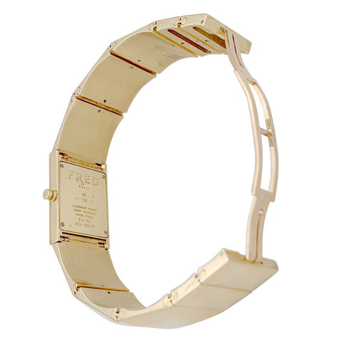 Montre Montre Fred, "Cut", or jaune. 58 Facettes 32805