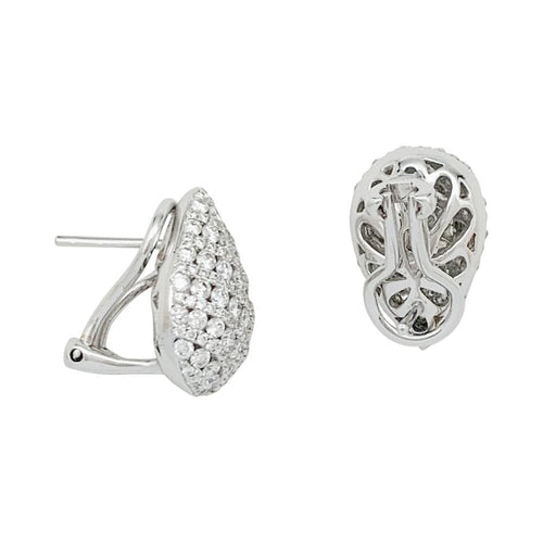 Boucles d'oreilles Boucles d'oreilles pavage diamants. 58 Facettes 31812