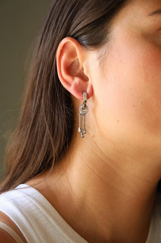 Boucles d'oreilles Boucles d'oreilles Pendantes Or blanc Diamant 58 Facettes 2486899CN