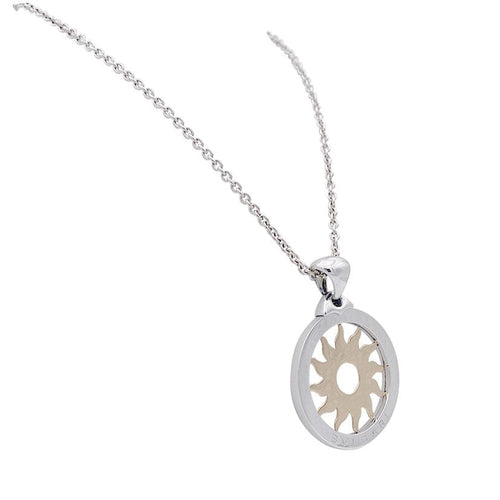 Collier Collier Bulgari, "Tondo Sun", deux ors, acier. 58 Facettes 32797