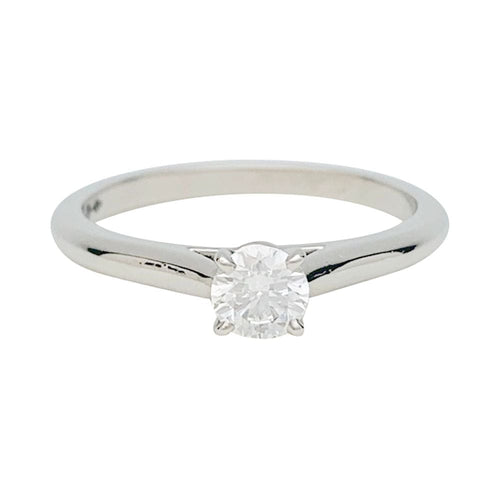 Bague 53 Solitaire Cartier, "1895", diamant 0,32 ct, platine. 58 Facettes 31089