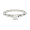 Bague 53 Solitaire Cartier, "1895", diamant 0,32 ct, platine. 58 Facettes 31089