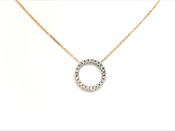 Collier Collier Graphique Or blanc Diamant 58 Facettes 579188RV