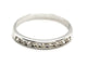 Bague 52 Bague Demi alliance Or blanc Diamant 58 Facettes 1589321CN