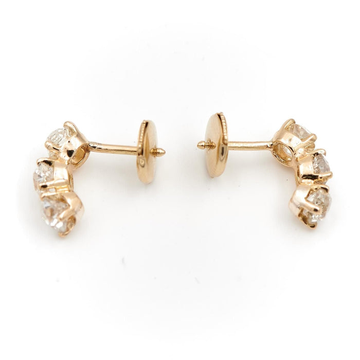 Boucles d'oreilles Boucles d'oreilles Or jaune Diamant 58 Facettes 1955906CN