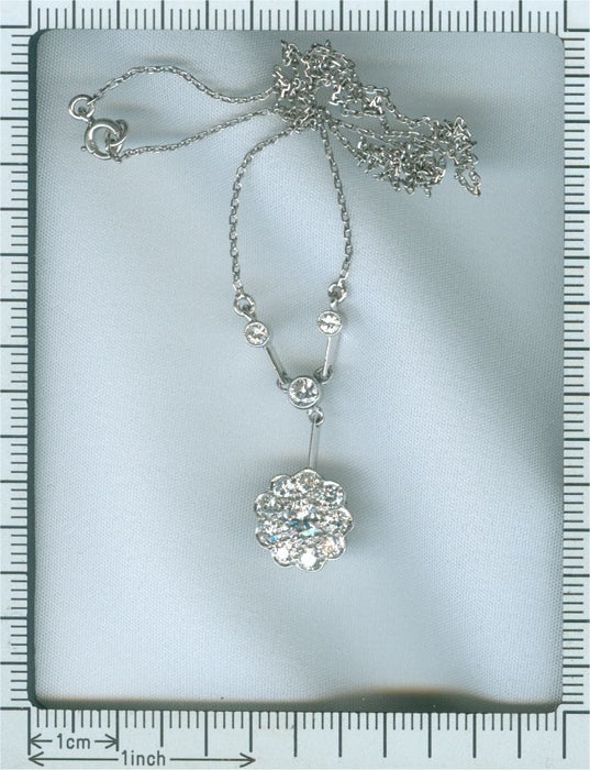 Collier Collier Art Déco platine, diamants 58 Facettes 18354-0012