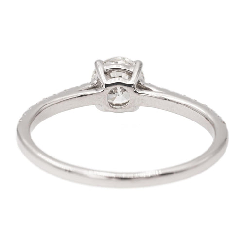 Bague 52 Bague Solitaire Or blanc diamant 58 Facettes 2376866CN