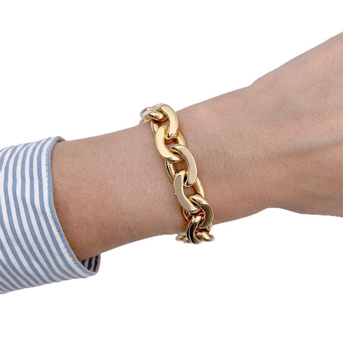 Bracelet Bracelet Mauboussin, maille "Haricot", or jaune 58 Facettes 32815