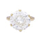 Bague 53 Bague solitaire, or jaune, diamant 7,59 carats. 58 Facettes 33405