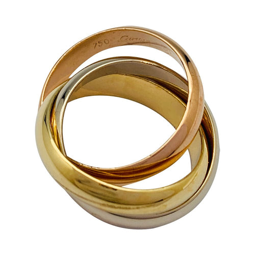 Bague 51 Bague Cartier "Trinity" 3 ors, grand modèle. 58 Facettes 31873