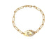 Bracelet bracelet DINH VAN menottes r12 or jaune 18k & diamants 58 Facettes 255762