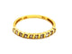 Bague 56 Bague demi alliance Or jaune Diamant 58 Facettes 1178332CD