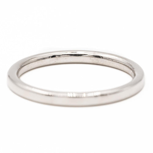 Bague 51 Bague demi alliance Or blanc Diamant 58 Facettes 2403196CN