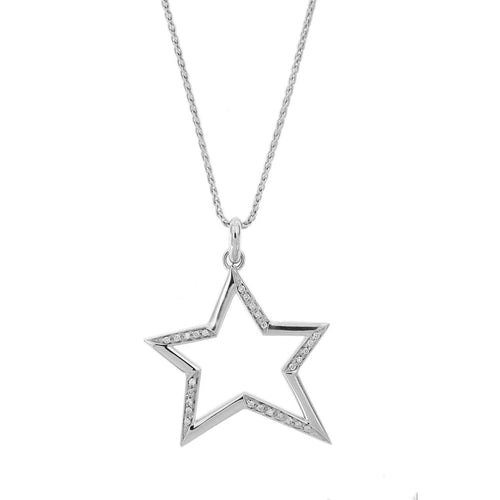 Collier Collier pendentif Etoile diamants 58 Facettes 28831