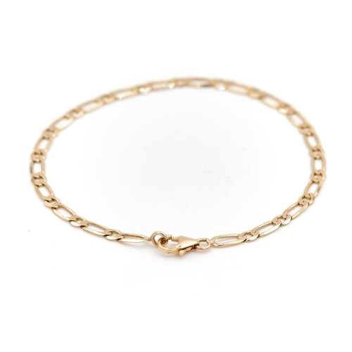 Bracelet Bracelet Maille alternée Or jaune 58 Facettes 1875424CN