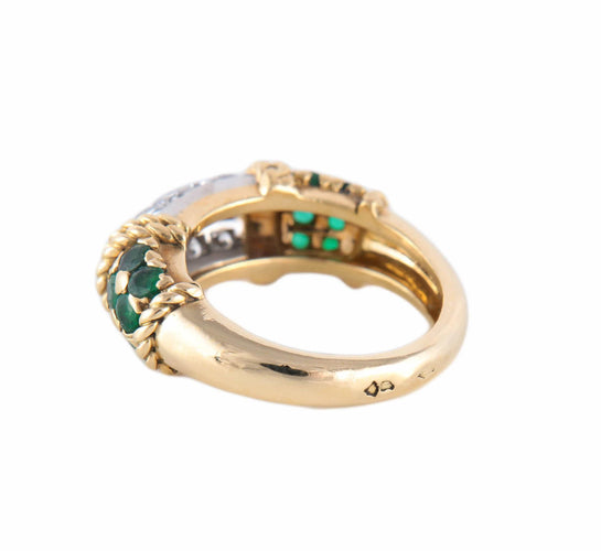 Bague BAGUE OR, DIAMANTS & EMERAUDES 58 Facettes BO/2200102