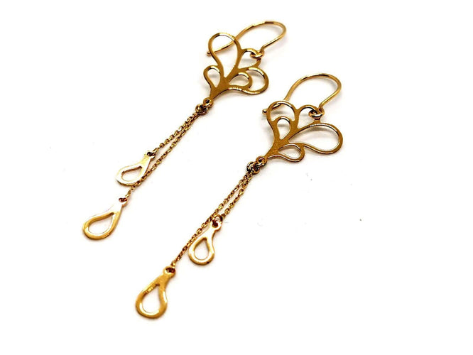 Boucles d'oreilles Boucles d'oreilles Pendantes Or jaune 58 Facettes 1292329CN
