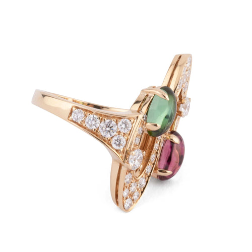 Bague Bague Bvlgari "Elisia" Or Jaune 58 Facettes 0