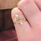 Bague Bague Toi & Moi or jaune et perles 58 Facettes 25382