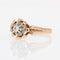 Bague 53 Bague vintage or rose solitaire diamant 58 Facettes 22-300