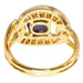 Bague 47 Bague Cartier, saphir cabochon & diamants 58 Facettes 17342-0256