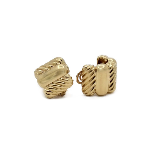 Boucles d'oreilles OJ PERRIN - Boucles d'oreilles "Verona" Or jaune 58 Facettes 2357-83