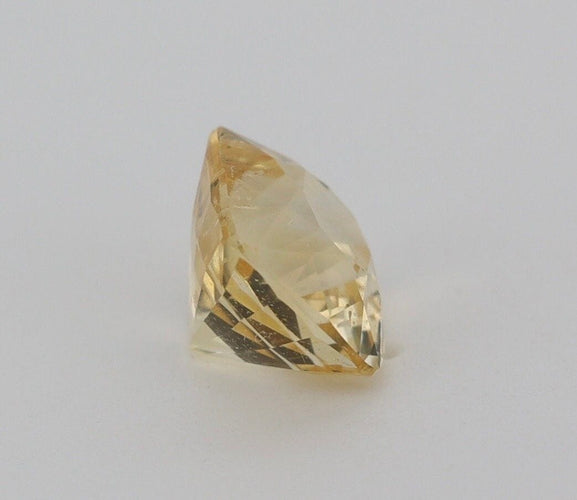 Gemstone Saphir jaune non chauffé non traité 1.12cts certificat CGL 58 Facettes 156
