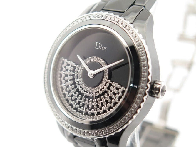 Montre montre dior viii grand bal resille diamants auto 58 Facettes 257921