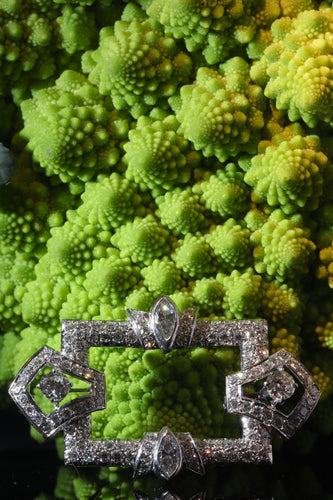 Broche Broche platine, diamant 58 Facettes 22329-0041