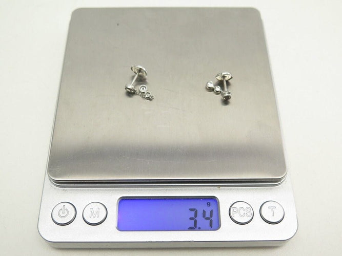 Boucles d'oreilles boucles d'oreilles TIFFANY & CO by the yard platine 950 58 Facettes 254943