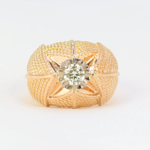 Bague Bague or jaune et diamant 58 Facettes 348