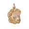 Pendentif Médaille ancienne or rose polylobée 58 Facettes 6105A