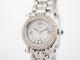 Montre montre CHOPARD happy sport 26mm quartz acier diamant 58 Facettes 241434