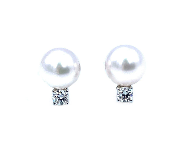 Boucles d'oreilles TIFFANY & Co. Paire de boucles d’oreilles or, perles et diamants 58 Facettes