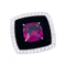 Bague 43 Bague Chanel, "Nuit Noire", or blanc, saphir rose, diamants, émail. 58 Facettes 32572