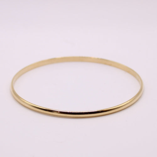 Bracelet Bracelet Jonc Or jaune 18k lisse 58 Facettes