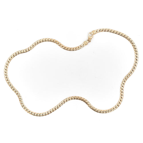 Collier Collier Maille anglaise Or jaune 58 Facettes 1752205CN