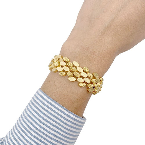 Bracelet Bracelet vintage Mellerio en or jaune. 58 Facettes 32082