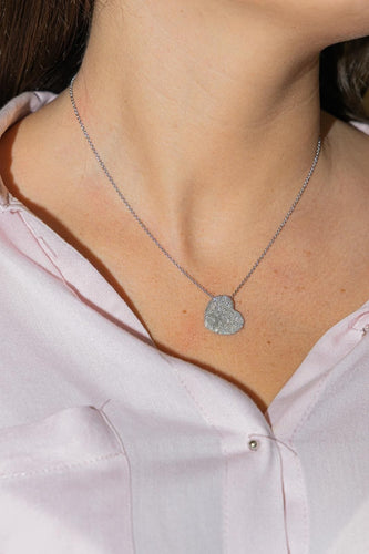 Collier Collier Coeur Or blanc Diamant 58 Facettes 2663648CN