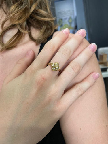 Bague 55 BAGUE FLEUR DIAMANTS 58 Facettes 056231