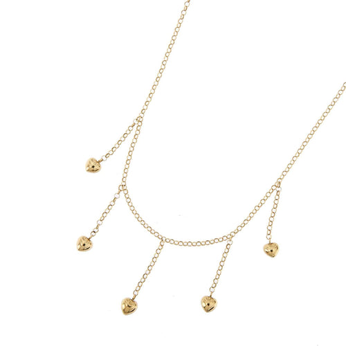 Collier Collier pendentifs coeurs 58 Facettes 29554