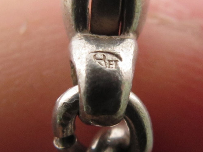 Collier vintage collier HERMES maille cordage noeuds marins argent massif 58 Facettes 257141