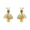 Boucles d'oreilles Boucles d'oreilles Abeilles Or jaune Saphir 58 Facettes 2687304CN