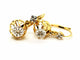 Boucles d'oreilles Boucles d'oreilles Art déco Or jaune Diamant 58 Facettes 1649075CN