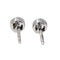 Boucles d'oreilles Boucles d'oreilles Puces Or blanc Diamant 58 Facettes 2506322CN