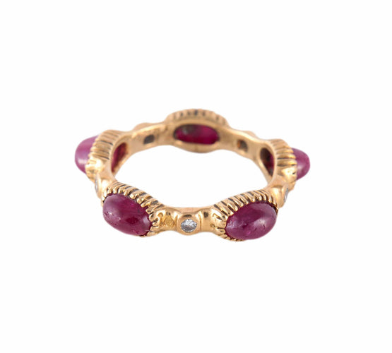 Bague BAGUE VINTAGE CARTIER OR & RUBIS 58 Facettes BO/220041 RIV