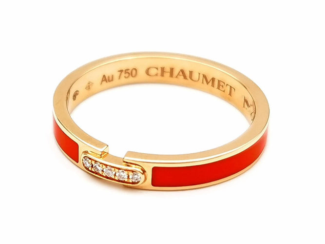 Bague 53 Chaumet Bague Liens Or rose Diamant 58 Facettes 1783565CN