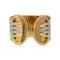 Bague 48 Bague Cartier vintage, "Double C", trois ors. 58 Facettes 31301
