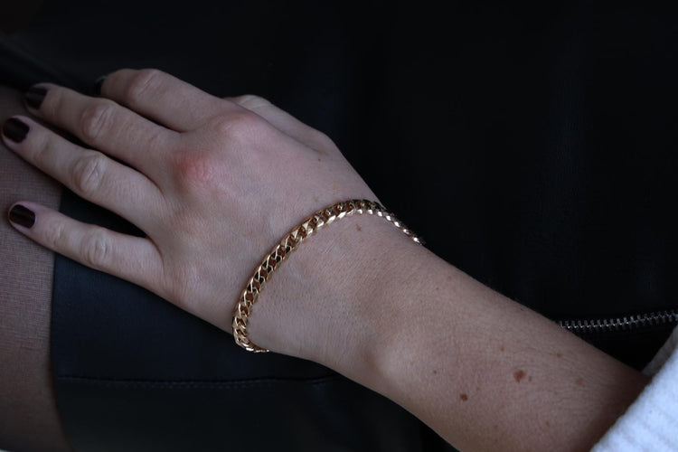 Bracelet Bracelet Maille gourmette Or jaune 58 Facettes 1637068CN