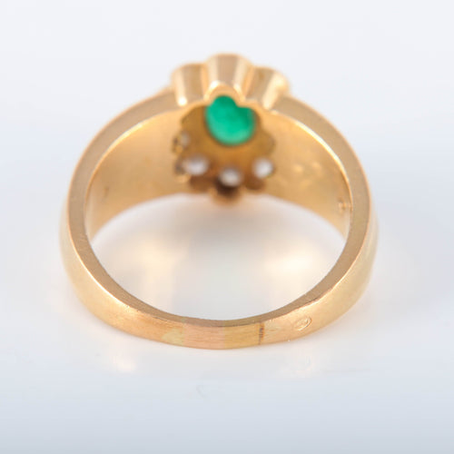 Bague KORLOFF bague marguerite émeraude 58 Facettes